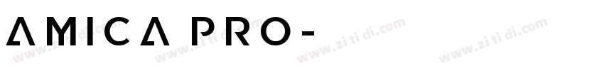 Amica Pro字体转换